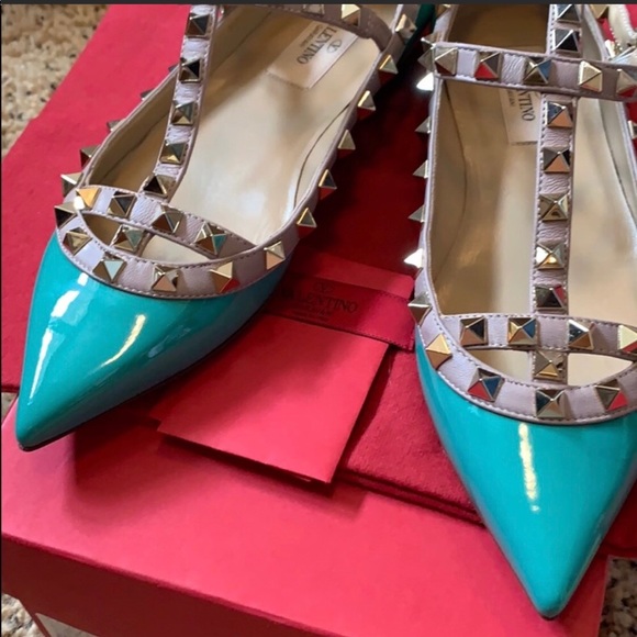 VALENTINO STRAP FLATS SIE (5) - Picture 3 of 4